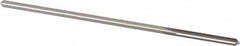 Made in USA - 0.134" Cobalt 4 Flute Chucking Reamer - Straight Flute, 0.119" Straight Shank, 7/8" Flute Length, 3-1/2" OAL - Benchmark Tooling