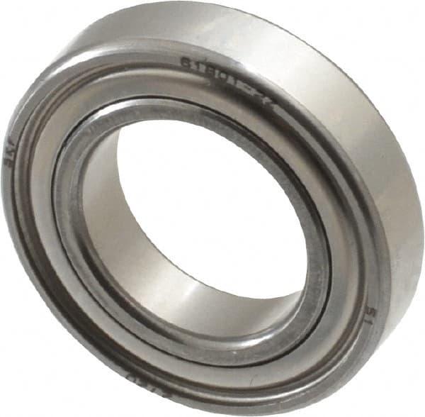 SKF - 12mm Bore Diam, 21mm OD, Double Shield Thin Section Radial Ball Bearing - 5mm Wide, 1 Row, Round Bore, 151 Lb Static Capacity, 321 Lb Dynamic Capacity - Benchmark Tooling