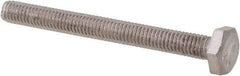Value Collection - M3x0.50mm Metric Coarse, 30mm Length Under Head Hex Head Cap Screw - Fully Threaded, Grade 18-8 & Austenitic A2 Stainless Steel, Uncoated, 5.5mm Hex - Benchmark Tooling