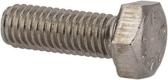 Value Collection - M5x0.80mm Metric Coarse, 14mm Length Under Head Hex Head Cap Screw - Fully Threaded, Grade 18-8 & Austenitic A2 Stainless Steel, Uncoated, 8mm Hex - Benchmark Tooling