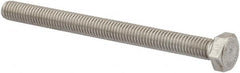 Value Collection - M5x0.80mm Metric Coarse, 60mm Length Under Head Hex Head Cap Screw - Fully Threaded, Grade 18-8 & Austenitic A2 Stainless Steel, Uncoated, 8mm Hex - Benchmark Tooling