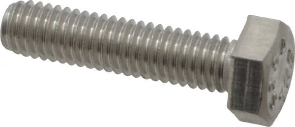 Value Collection - M6x1.00mm Metric Coarse, 22mm Length Under Head Hex Head Cap Screw - Fully Threaded, Grade 18-8 & Austenitic A2 Stainless Steel, Uncoated, 10mm Hex - Benchmark Tooling