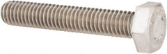 Value Collection - M6x1.00mm Metric Coarse, 35mm Length Under Head Hex Head Cap Screw - Fully Threaded, Grade 18-8 & Austenitic A2 Stainless Steel, Uncoated, 10mm Hex - Benchmark Tooling
