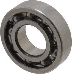 SKF - 10mm Bore Diam, 22mm OD, Open Thin Section Radial Ball Bearing - 6mm Wide, 1 Row, Round Bore, 169 Lb Static Capacity, 438 Lb Dynamic Capacity - Benchmark Tooling