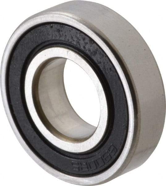 SKF - 10mm Bore Diam, 22mm OD, Double Seal Thin Section Radial Ball Bearing - 6mm Wide, 1 Row, Round Bore, 169 Lb Static Capacity, 438 Lb Dynamic Capacity - Benchmark Tooling