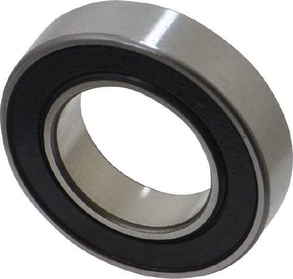 SKF - 17mm Bore Diam, 30mm OD, Double Seal Thin Section Radial Ball Bearing - 7mm Wide, 1 Row, Round Bore, 522 Lb Static Capacity, 980 Lb Dynamic Capacity - Benchmark Tooling