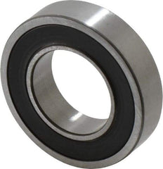 SKF - 20mm Bore Diam, 37mm OD, Double Seal Thin Section Radial Ball Bearing - 9mm Wide, 1 Row, Round Bore, 821 Lb Static Capacity, 1,430 Lb Dynamic Capacity - Benchmark Tooling