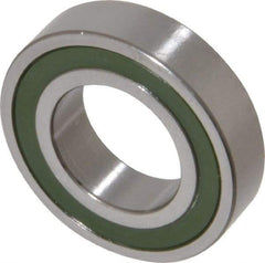 SKF - 20mm Bore Diam, 32mm OD, Double Seal Thin Section Radial Ball Bearing - 7mm Wide, 1 Row, Round Bore, 337 Lb Static Capacity, 607 Lb Dynamic Capacity - Benchmark Tooling