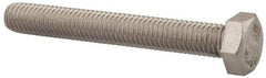 Value Collection - M8x1.25mm Metric Coarse, 60mm Length Under Head Hex Head Cap Screw - Fully Threaded, Grade 18-8 & Austenitic A2 Stainless Steel, Uncoated, 13mm Hex - Benchmark Tooling