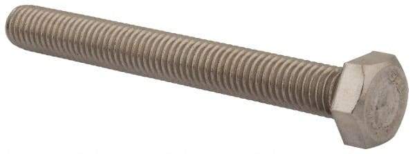 Value Collection - M8x1.25mm Metric Coarse, 70mm Length Under Head Hex Head Cap Screw - Fully Threaded, Grade 18-8 & Austenitic A2 Stainless Steel, Uncoated, 13mm Hex - Benchmark Tooling