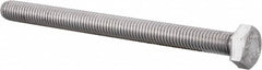 Value Collection - M8x1.25mm Metric Coarse, 100mm Length Under Head Hex Head Cap Screw - Fully Threaded, Grade 18-8 & Austenitic A2 Stainless Steel, Uncoated, 13mm Hex - Benchmark Tooling