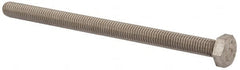 Value Collection - M8x1.25mm Metric Coarse, 120mm Length Under Head Hex Head Cap Screw - Fully Threaded, Grade 18-8 & Austenitic A2 Stainless Steel, Uncoated, 13mm Hex - Benchmark Tooling