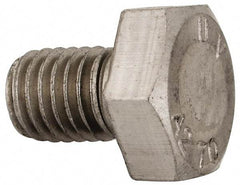 Value Collection - M10x1.50mm Metric Coarse, 14mm Length Under Head Hex Head Cap Screw - Fully Threaded, Grade 18-8 & Austenitic A2 Stainless Steel, Uncoated, 17mm Hex - Benchmark Tooling