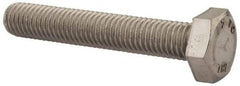 Value Collection - M10x1.50mm Metric Coarse, 60mm Length Under Head Hex Head Cap Screw - Fully Threaded, Grade 18-8 & Austenitic A2 Stainless Steel, Uncoated, 17mm Hex - Benchmark Tooling