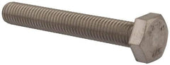 Value Collection - M10x1.50mm Metric Coarse, 70mm Length Under Head Hex Head Cap Screw - Fully Threaded, Grade 18-8 & Austenitic A2 Stainless Steel, Uncoated, 17mm Hex - Benchmark Tooling