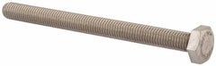 Value Collection - M10x1.50mm Metric Coarse, 120mm Length Under Head Hex Head Cap Screw - Fully Threaded, Grade 18-8 & Austenitic A2 Stainless Steel, Uncoated, 17mm Hex - Benchmark Tooling