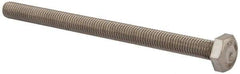 Value Collection - M10x1.50mm Metric Coarse, 140mm Length Under Head Hex Head Cap Screw - Fully Threaded, Grade 18-8 & Austenitic A2 Stainless Steel, Uncoated, 17mm Hex - Benchmark Tooling