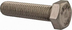 Value Collection - M12x1.75mm Metric Coarse, 50mm Length Under Head Hex Head Cap Screw - Fully Threaded, Grade 18-8 & Austenitic A2 Stainless Steel, Uncoated, 19mm Hex - Benchmark Tooling