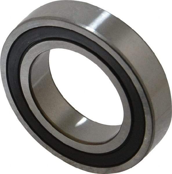 SKF - 25mm Bore Diam, 42mm OD, Double Seal Thin Section Radial Ball Bearing - 9mm Wide, 1 Row, Round Bore, 899 Lb Static Capacity, 1,490 Lb Dynamic Capacity - Benchmark Tooling