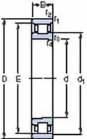 SKF - 3/16" Bore Diam, 1/2" OD, Double Shield Deep Groove Radial Ball Bearing - 5/32" Wide, 1 Row, Round Bore, 110 Lb Static Capacity, 215 Lb Dynamic Capacity - Benchmark Tooling