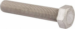 Value Collection - M24x3.00mm Metric Coarse, 130mm Length Under Head Hex Head Cap Screw - Fully Threaded, Grade 18-8 & Austenitic A2 Stainless Steel, Uncoated, 36mm Hex - Benchmark Tooling