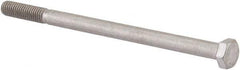 Value Collection - M5x0.80mm Metric Coarse, 80mm Length Under Head Hex Head Cap Screw - Partially Threaded, Grade 18-8 & Austenitic A2 Stainless Steel, Uncoated, 8mm Hex - Benchmark Tooling