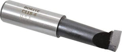 Borite - 11/16" Min Bore Diam, 1-7/8" Max Bore Depth, 3/4 Shank Diam, Boring Bar - Right Hand Cut, Carbide-Tipped, Black Oxide Finish - Exact Industrial Supply