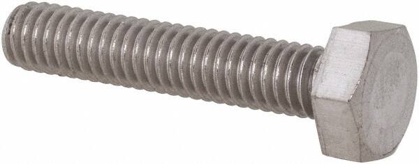 Value Collection - M4x0.70mm Metric Coarse, 20mm Length Under Head Hex Head Cap Screw - Fully Threaded, Grade 316 & Austenitic A4 Stainless Steel, Uncoated, 7mm Hex - Benchmark Tooling