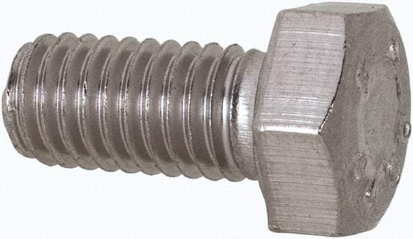 Value Collection - M5x0.80mm Metric Coarse, 10mm Length Under Head Hex Head Cap Screw - Fully Threaded, Grade 316 & Austenitic A4 Stainless Steel, Uncoated, 8mm Hex - Benchmark Tooling