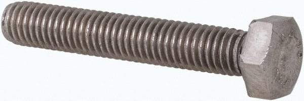 Value Collection - M5x0.80mm Metric Coarse, 30mm Length Under Head Hex Head Cap Screw - Fully Threaded, Grade 316 & Austenitic A4 Stainless Steel, Uncoated, 8mm Hex - Benchmark Tooling