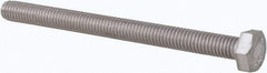 Value Collection - M5x0.80mm Metric Coarse, 60mm Length Under Head Hex Head Cap Screw - Fully Threaded, Grade 316 & Austenitic A4 Stainless Steel, Uncoated, 8mm Hex - Benchmark Tooling