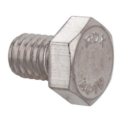 Value Collection - M6x1.00mm Metric Coarse, 8mm Length Under Head Hex Head Cap Screw - Fully Threaded, Grade 316 & Austenitic A4 Stainless Steel, Uncoated, 10mm Hex - Benchmark Tooling