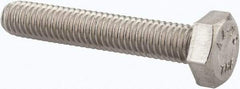 Value Collection - M6x1.00mm Metric Coarse, 35mm Length Under Head Hex Head Cap Screw - Fully Threaded, Grade 316 & Austenitic A4 Stainless Steel, Uncoated, 10mm Hex - Benchmark Tooling