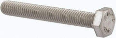 Value Collection - M6x1.00mm Metric Coarse, 45mm Length Under Head Hex Head Cap Screw - Fully Threaded, Grade 316 & Austenitic A4 Stainless Steel, Uncoated, 10mm Hex - Benchmark Tooling