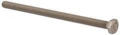 Value Collection - M6x1.00mm Metric Coarse, 100mm Length Under Head Hex Head Cap Screw - Fully Threaded, Grade 316 & Austenitic A4 Stainless Steel, Uncoated, 10mm Hex - Benchmark Tooling