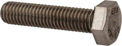 Value Collection - M8x1.25mm Metric Coarse, 35mm Length Under Head Hex Head Cap Screw - Fully Threaded, Grade 316 & Austenitic A4 Stainless Steel, Uncoated, 13mm Hex - Benchmark Tooling