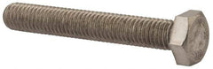 Value Collection - M8x1.25mm Metric Coarse, 55mm Length Under Head Hex Head Cap Screw - Fully Threaded, Grade 316 & Austenitic A4 Stainless Steel, Uncoated, 13mm Hex - Benchmark Tooling