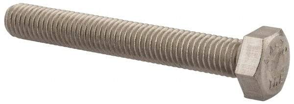 Value Collection - M8x1.25mm Metric Coarse, 60mm Length Under Head Hex Head Cap Screw - Fully Threaded, Grade 316 & Austenitic A4 Stainless Steel, Uncoated, 13mm Hex - Benchmark Tooling