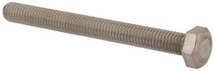 Value Collection - M8x1.25mm Metric Coarse, 80mm Length Under Head Hex Head Cap Screw - Fully Threaded, Grade 316 & Austenitic A4 Stainless Steel, Uncoated, 13mm Hex - Benchmark Tooling