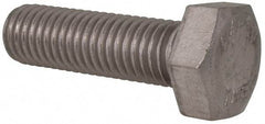 Value Collection - M12x1.75mm Metric Coarse, 40mm Length Under Head Hex Head Cap Screw - Fully Threaded, Grade 316 & Austenitic A4 Stainless Steel, Uncoated, 19mm Hex - Benchmark Tooling