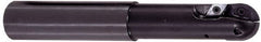 Tungaloy - 1-1/4" Cut Diam, 1" Max Depth of Cut, 1-1/4" Shank Diam, 6.03" OAL, Indexable Ball Nose End Mill - 3-3/4" Head Length, Straight Shank, EBP Toolholder, ZPET 125 Insert - Benchmark Tooling