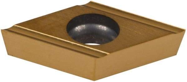 Tungaloy - DCGT070200 FRJ10 Grade J740 Carbide Turning Insert - Uncoated, 55° Diamond, 1/4" Inscr Circle, 3/32" Thick, 0.0012" Corner Radius - Benchmark Tooling