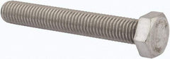 Value Collection - M12x1.75mm Metric Coarse, 80mm Length Under Head Hex Head Cap Screw - Fully Threaded, Grade 316 & Austenitic A4 Stainless Steel, Uncoated, 19mm Hex - Benchmark Tooling