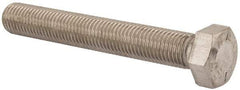Value Collection - M20x2.50mm Metric Coarse, 140mm Length Under Head Hex Head Cap Screw - Fully Threaded, Grade 316 & Austenitic A4 Stainless Steel, Uncoated, 30mm Hex - Benchmark Tooling