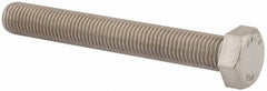 Value Collection - M20x2.50mm Metric Coarse, 150mm Length Under Head Hex Head Cap Screw - Fully Threaded, Grade 316 & Austenitic A4 Stainless Steel, Uncoated, 30mm Hex - Benchmark Tooling