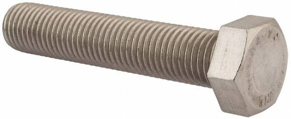 Value Collection - M24x3.00mm Metric Coarse, 120mm Length Under Head Hex Head Cap Screw - Fully Threaded, Grade 316 & Austenitic A4 Stainless Steel, Uncoated, 36mm Hex - Benchmark Tooling
