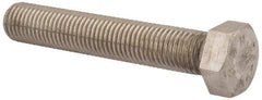 Value Collection - M24x3.00mm Metric Coarse, 140mm Length Under Head Hex Head Cap Screw - Fully Threaded, Grade 316 & Austenitic A4 Stainless Steel, Uncoated, 36mm Hex - Benchmark Tooling