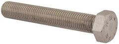 Value Collection - M24x3.00mm Metric Coarse, 150mm Length Under Head Hex Head Cap Screw - Fully Threaded, Grade 316 & Austenitic A4 Stainless Steel, Uncoated, 36mm Hex - Benchmark Tooling