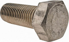 Value Collection - M30x3.50mm Metric Coarse, 80mm Length Under Head Hex Head Cap Screw - Fully Threaded, Grade 316 & Austenitic A4 Stainless Steel, Uncoated, 46mm Hex - Benchmark Tooling