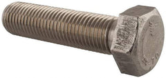 Value Collection - M30x3.50mm Metric Coarse, 120mm Length Under Head Hex Head Cap Screw - Fully Threaded, Grade 316 & Austenitic A4 Stainless Steel, Uncoated, 46mm Hex - Benchmark Tooling